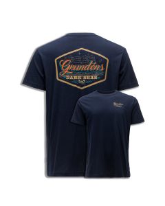 DARK SEAS X GRUNDENS WATERCRAFT SS T-SHIRT DARK NAVY (50349-425)