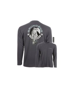 TECH TEE LS BASS PRINT ANCHOR (40088 - 423)