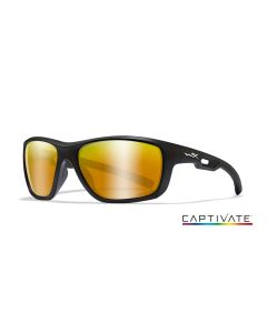 LUNETTES ASPECT CAPTIVATE POLARISANTE BRONZE MIRROR MATT BLACK FRAME (ACASP04)