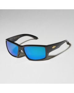 LUNETTES GOLD FISH SEA BASS BLUE IRIDIUM - FRAME MAT BLACK - MASQUE