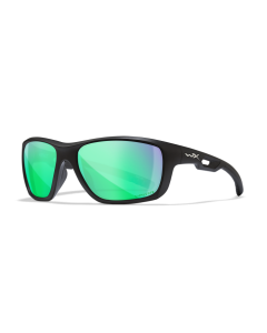 LUNETTES ASPECT CAPTIVATE POLARIZED GREEN MIRROR / MATTE BLACK FRAME (ACASP17)