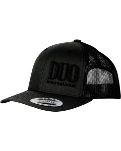 DUO MESH SNAPBACK CAP - BLACK