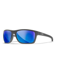 LUNETTES KINGPIN CAPTIVATE POLARIZED BLUE MIRROR / MATTE GRAPHITE FRAME (ACKNG19)