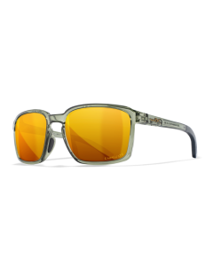 LUNETTES ALFA CAPTIVATE POLARIZED BRONZE MIRROR / GLOSS CRYSTAL LIGHT OLIVE FRAME (AC6ALF04)