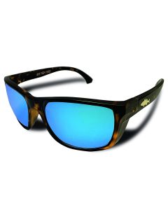 LUNETTES CURVE FISH SEA BASS BLUE IRIDIUM - FRAME BROWN TURTLE DARK