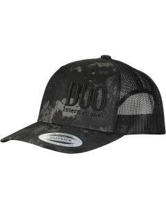 DUO MESH SNAPBACK CAP - POSEIDON BLACK