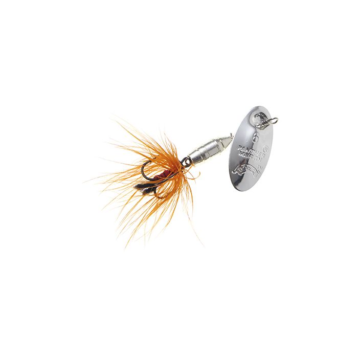 CUILLERE DELUXE DRESSED FLY PMF-SO - SILVER ORANGE - 1 (10/pck)
