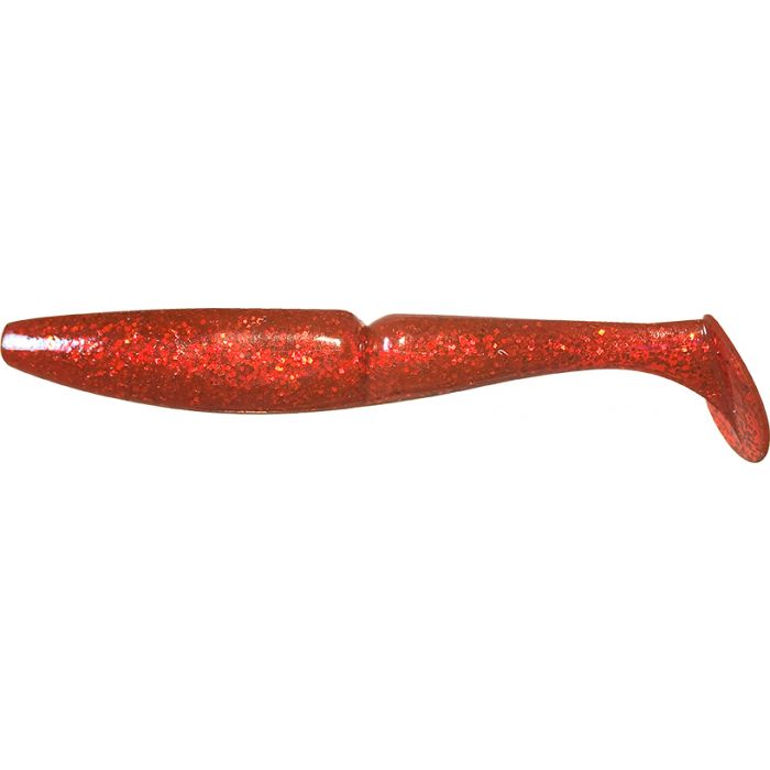ONE UP SHAD 4 - 035 RED RED FLAKES