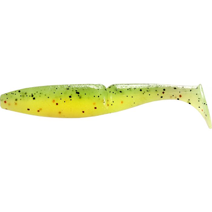 ONE UP SHAD 4 - 086 APPLE GREEN FLAKES