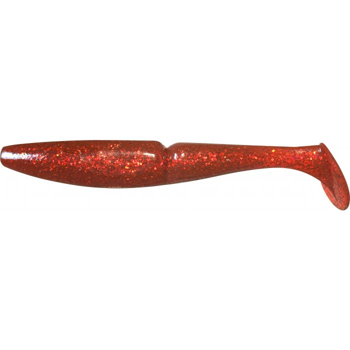 ONE UP SHAD 5 - 035 RED RED FLAK