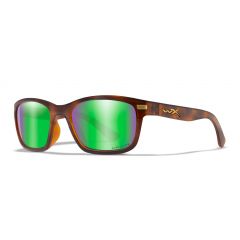 LUNETTES HELIX CAPTIVATE GREEN MIRROR GLOSS DEMI FRAME