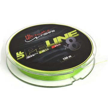 UF PE LINE X8 150M CHARTREUSE 